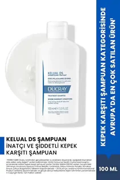 Ducray Yoğun Kepek Şampuanı ile Saç Derisini Rahatlatan ve Kepeği Azaltan Çözüm