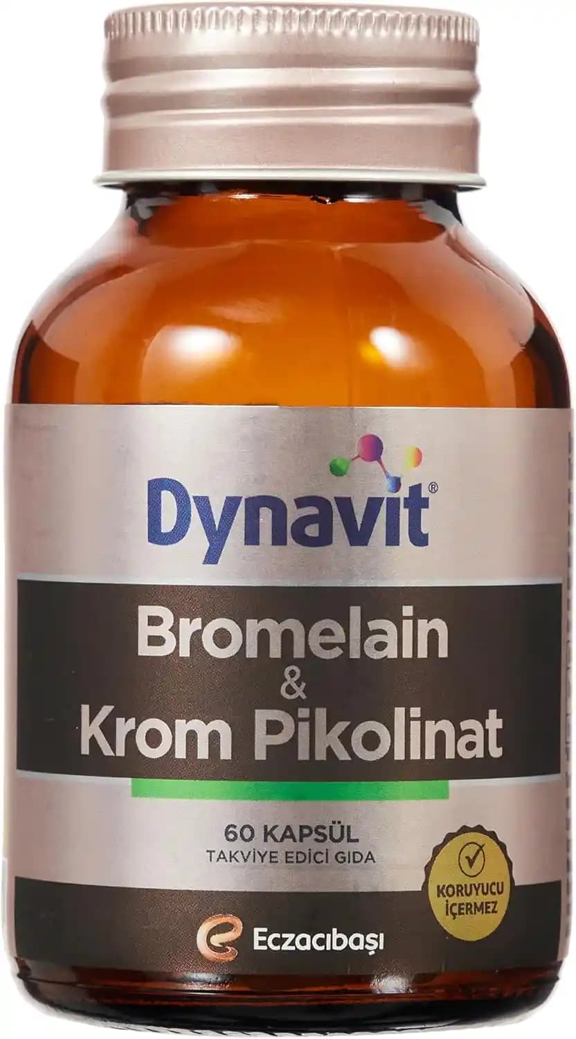 Dynavit Bromelain ve Krom İçeren Ürünler ile Doğal Yaşlanma Karşıtı Destek