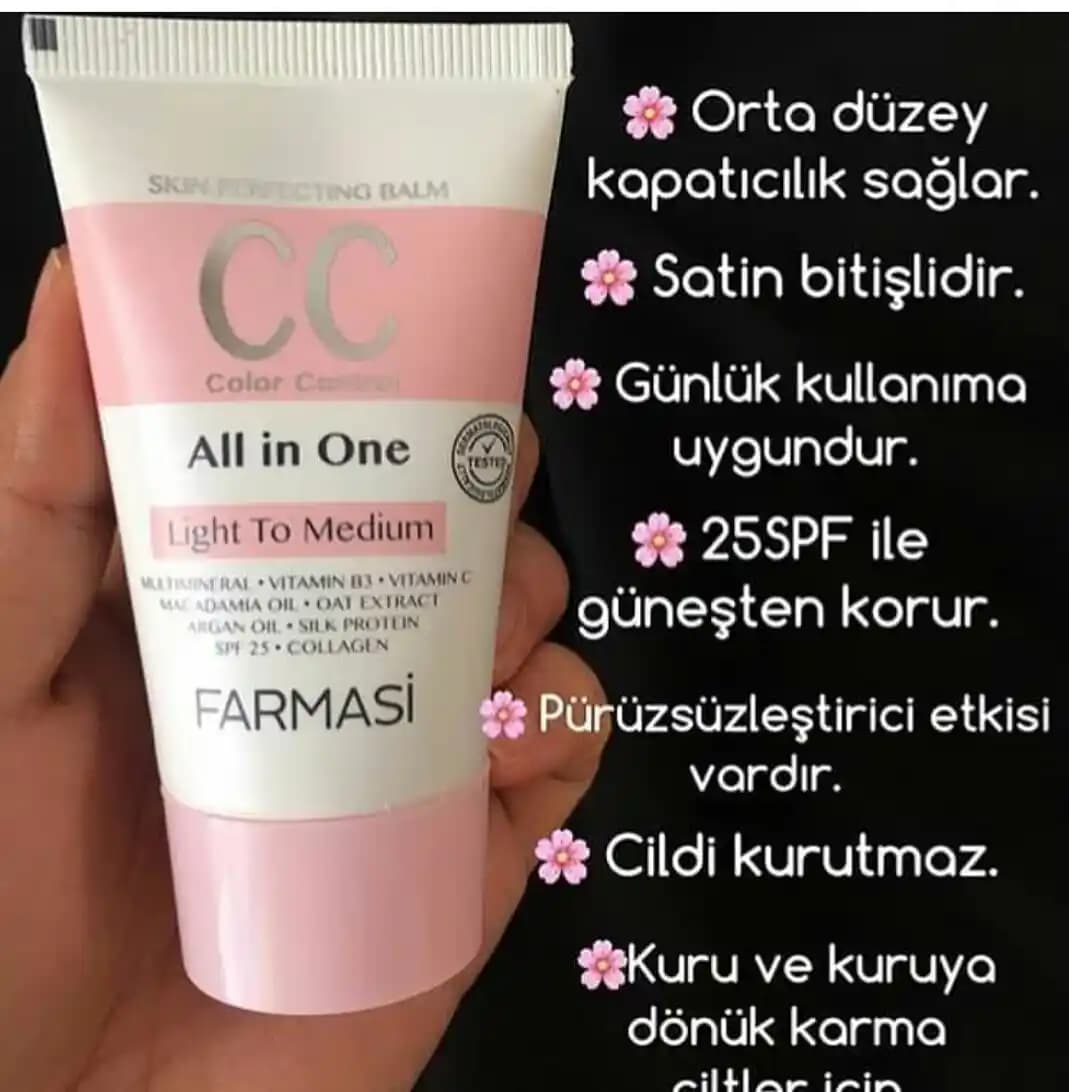 Farmasi Günlük Kullanım İçin CC Kremi: Cilt Tonunu Eşitleyen Pratik Çözüm