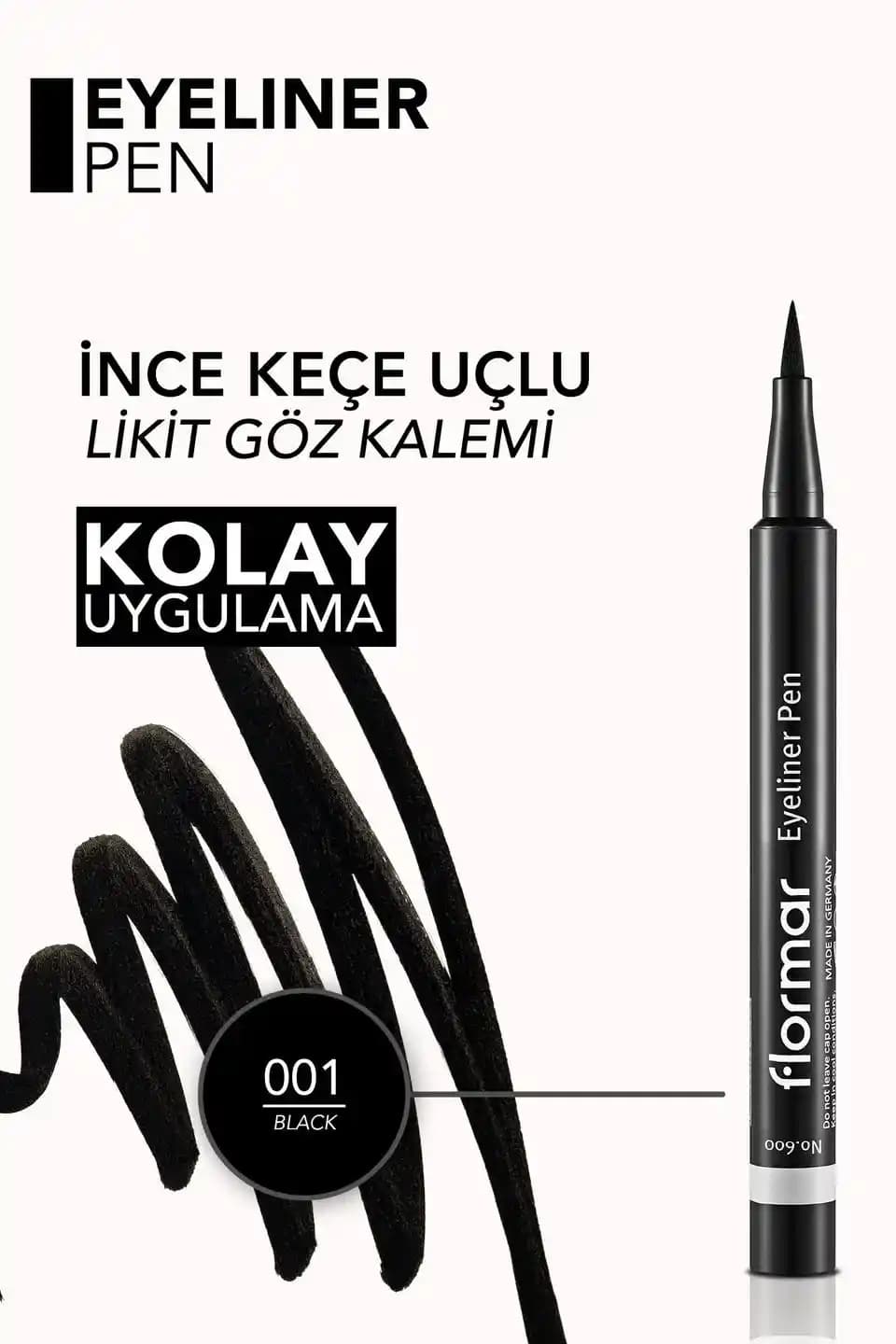 Flormar Yarı Mat Bitişli Eyeliner ile Doğal ve Kalıcı Göz Makyajı Deneyimi