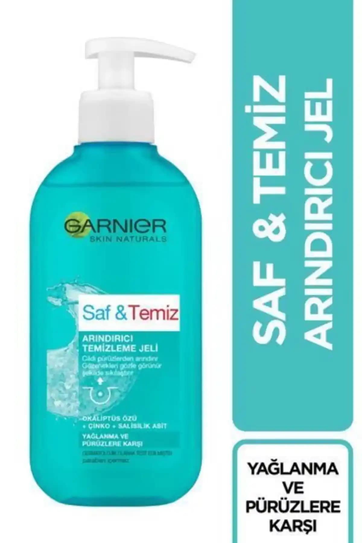 Garnier Derinlemesine Temizlik Jeli: Yağlı ve Karma Ciltler İçin Etkili Temizlik Çözümü