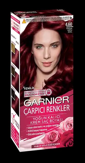 Garnier Koyu Kahverengi ve Kızıl Tonlar İçin Saç Renkleri Rehberi