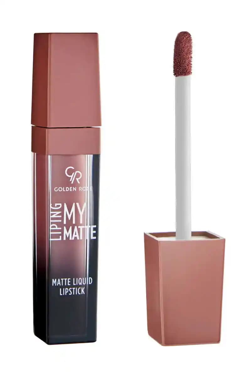Golden Rose Liping My Matte Ruj 10 Numara: Mat Bitişli ve Uzun Süre Kalıcı Makyaj Ürünü