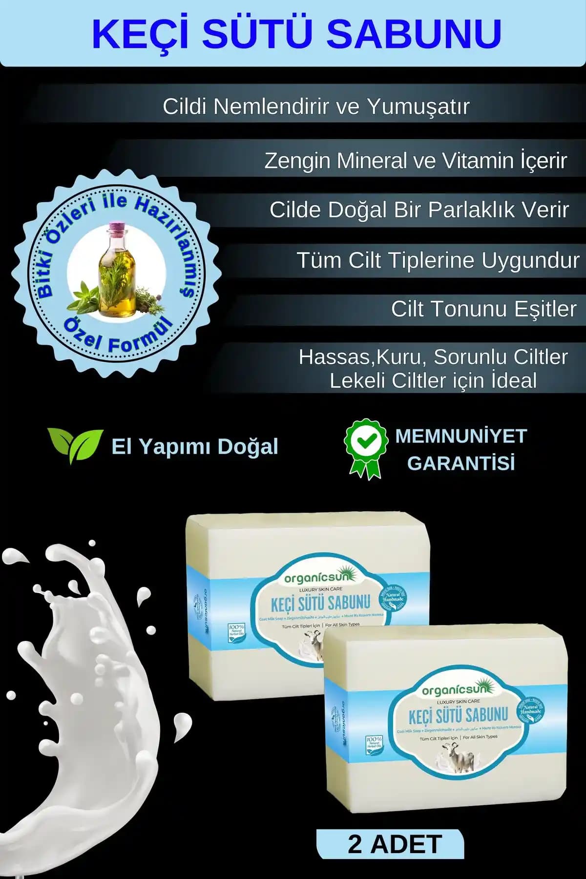 Keçi Sütü ve Reishi Mantarlı Doğal Cilt Sabunu: Nemlendirici ve Yatıştırıcı Etkileriyle Sağlıklı Cilt Bakımı