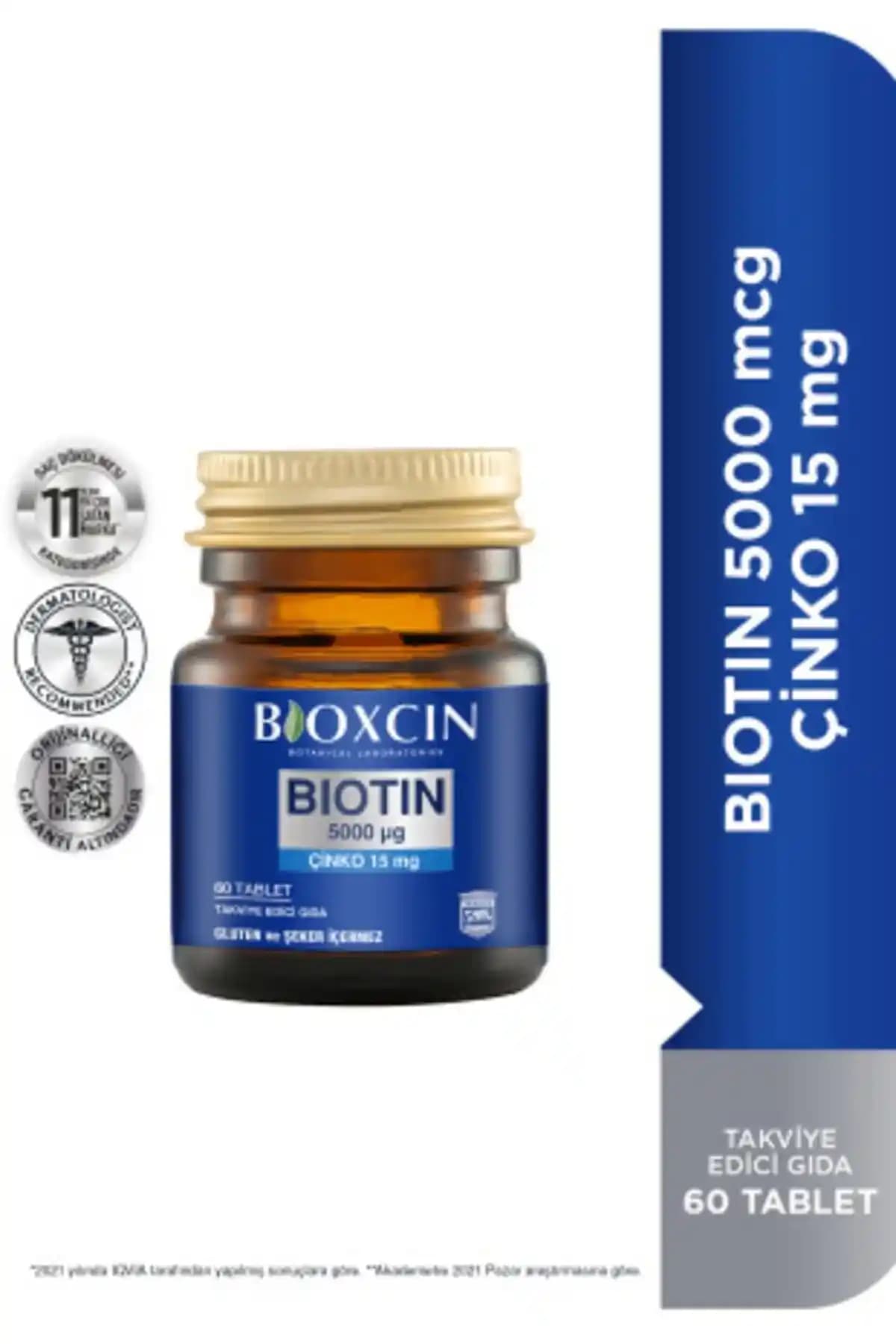 Biotin 5000 mcg Takviyesi ile Cilt, Saç ve Tırnak Sağlığını Destekleme Rehberi