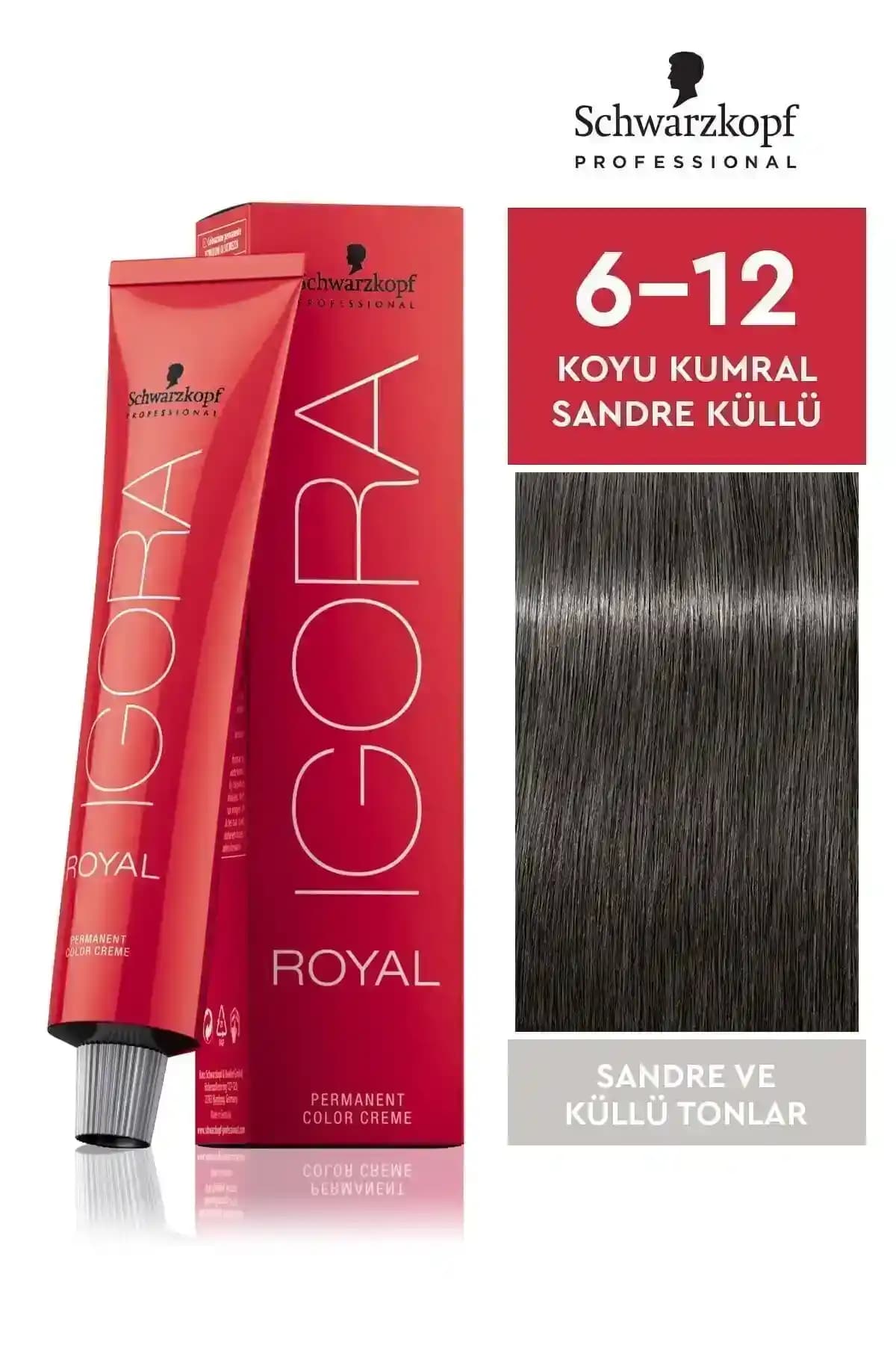 Igora Royal Doğal Küllü Kalıcı Saç Rengi: Uzun Süre Dayanan Doğal Görünüm