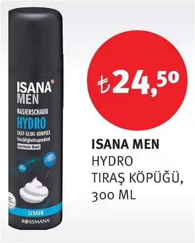 İsana Men 300 ml Yuşak Tıraş Köpüğü Erkek Bakımında Yeni Bir Duruş