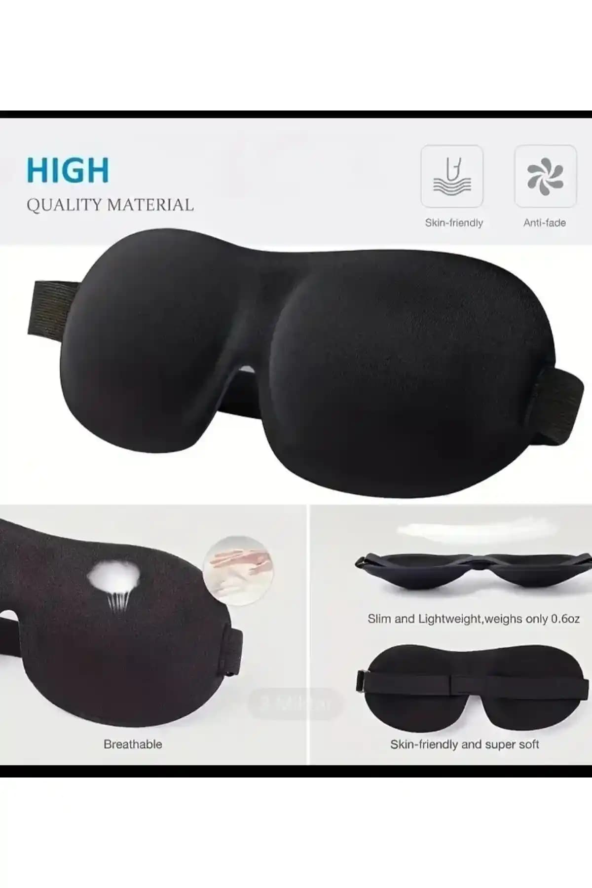 Işık Engelleyici Ergonomik Uyku Bandı ile Uyku Kalitenizi Artırın