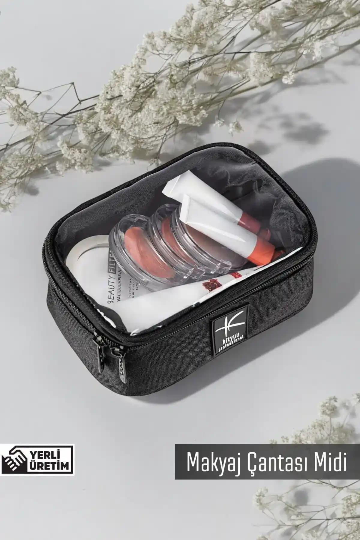 İşlevsel Şeffaf Makyaj Çantası Tasarımı ve Kullanım Avantajları