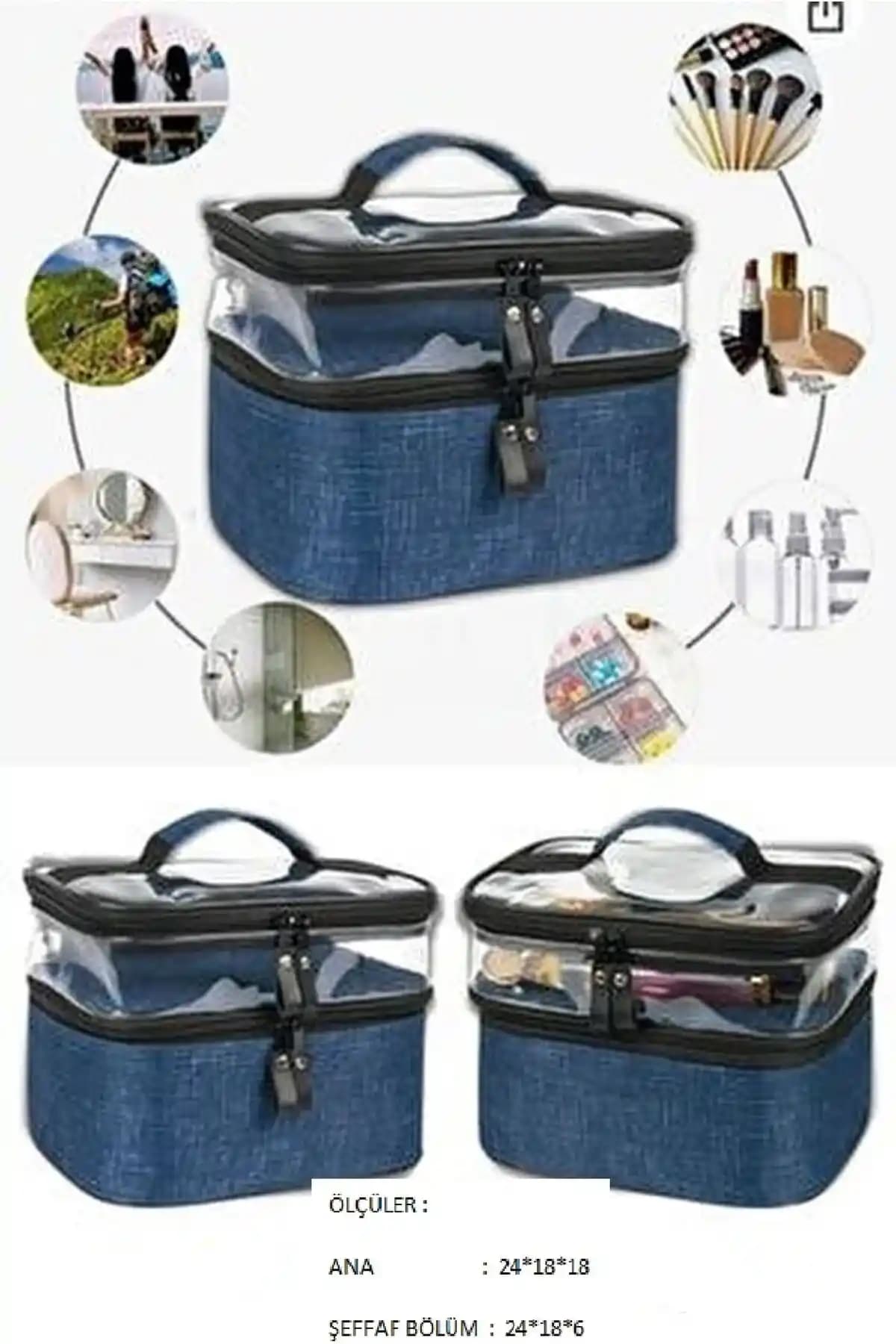 İşlevselliği Yüksek Şeffaf Makyaj Çantası: Pratik ve Dayanıklı Tasarım Özellikleri