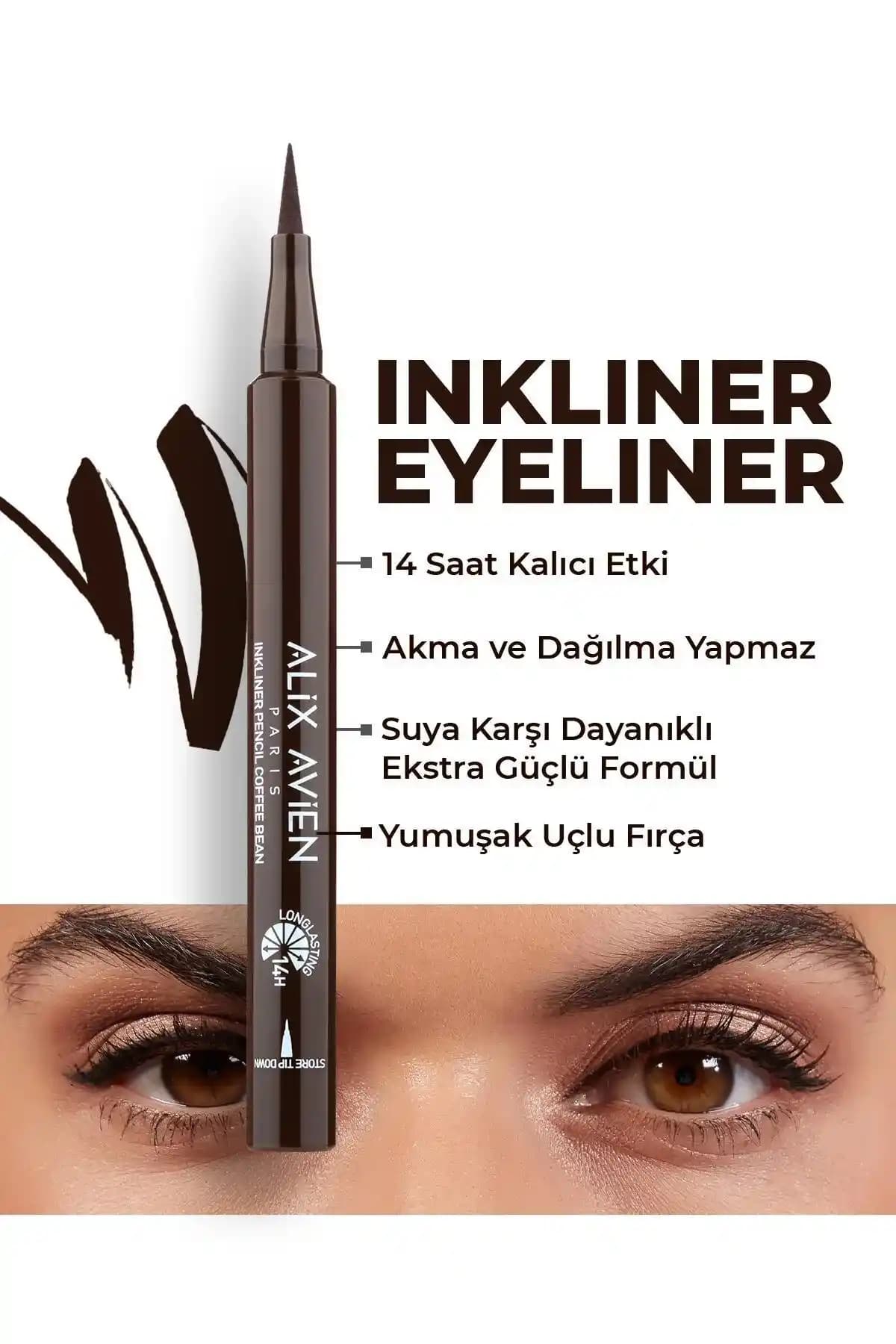Kahverengi Uzun Ömürlü Doğal Eyeliner: Günlük ve Özel Gün Kullanımı İçin Güvenilir Seçenek