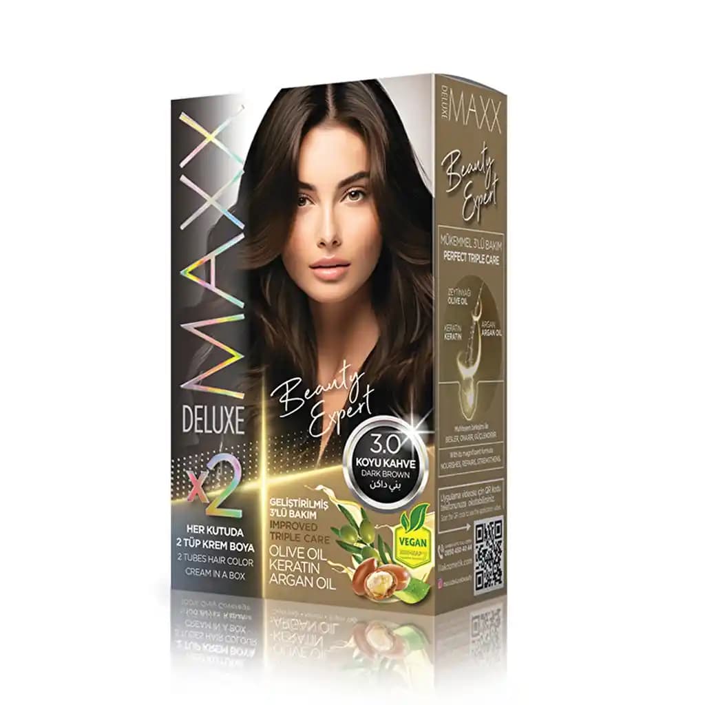 Kalıcı Saç Boyası Maxx Deluxe 3.0 ile Uzun Süreli ve Doğal Görünüm Sağlama