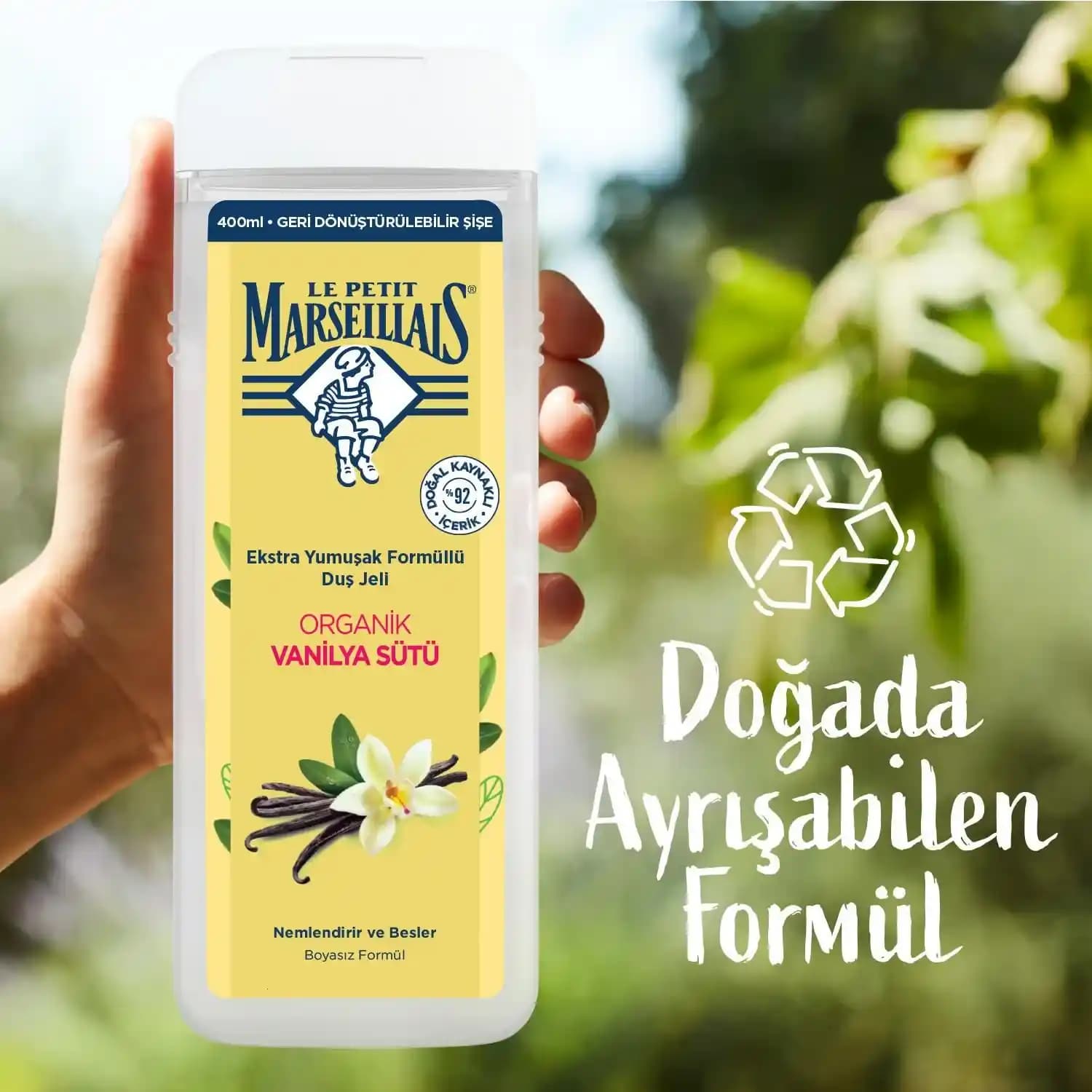 Le Petit Marseillais Vanilya Duş Jeli: Doğal Aromasıyla Günlük Temizlik ve Ferahlık Sağlar