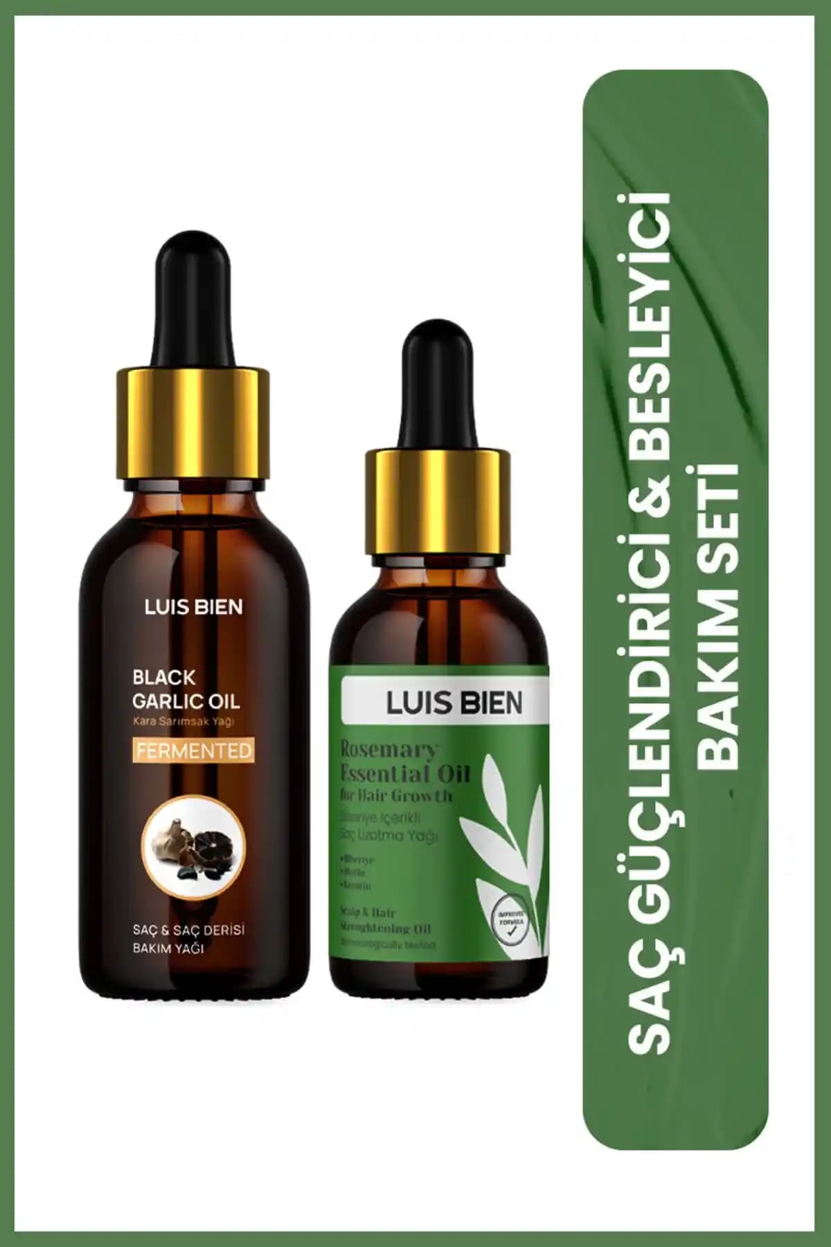 Luis Bien Kara Sarımsak Doğal Saç Yağı ile Saç Sağlığını Destekleyin