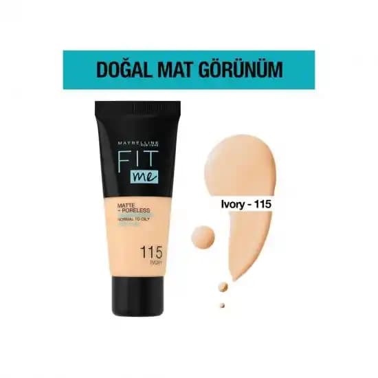 Maybelline Fit Me Mat Fondöten: Doğal ve Mat Görünüm İçin Uygun Ekonomik Seçenek