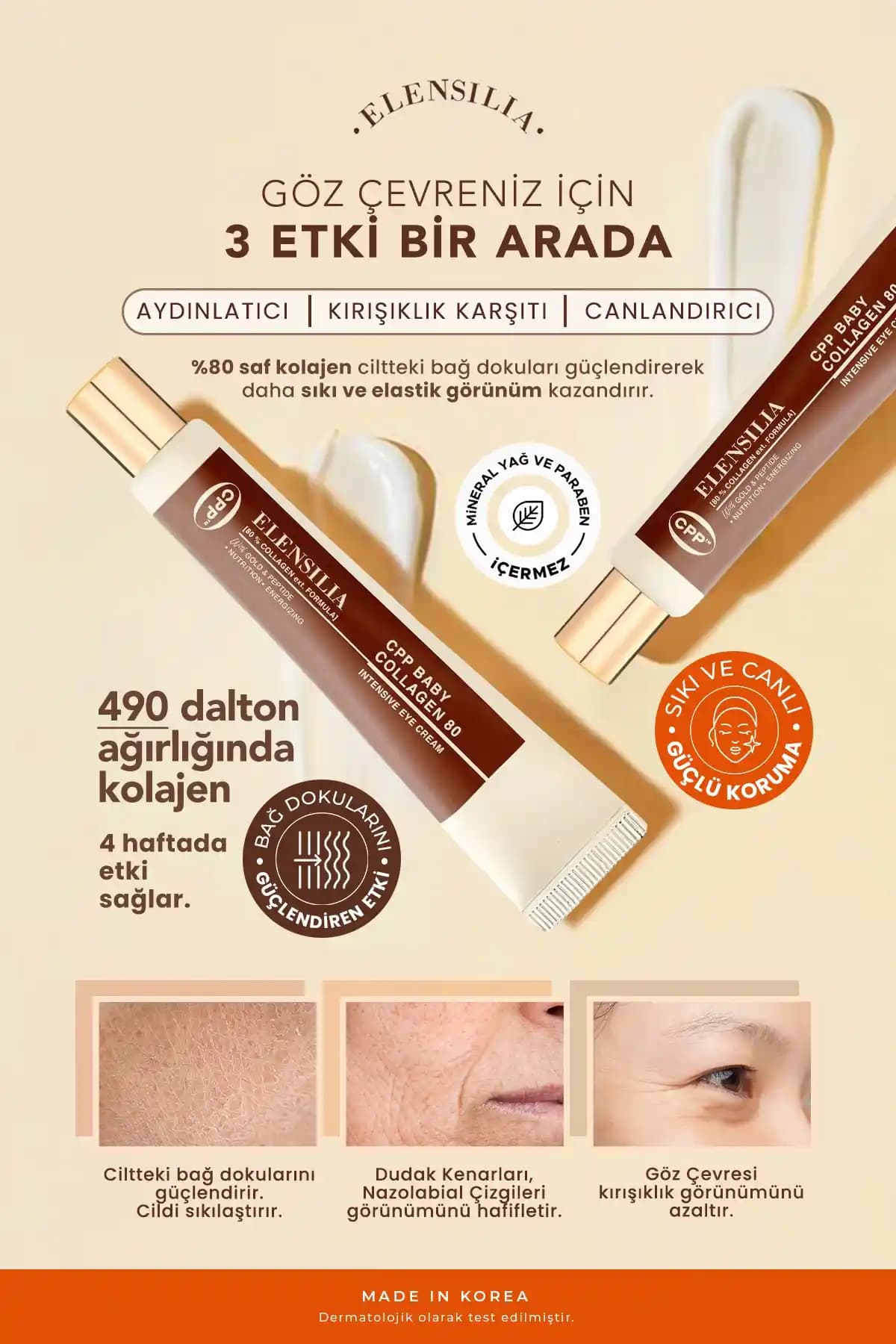 Menşeli Kollajen ve Niasinamid İçeren Göz Bakım Ürünleri: Etkili ve Güvenilir Seçenekler