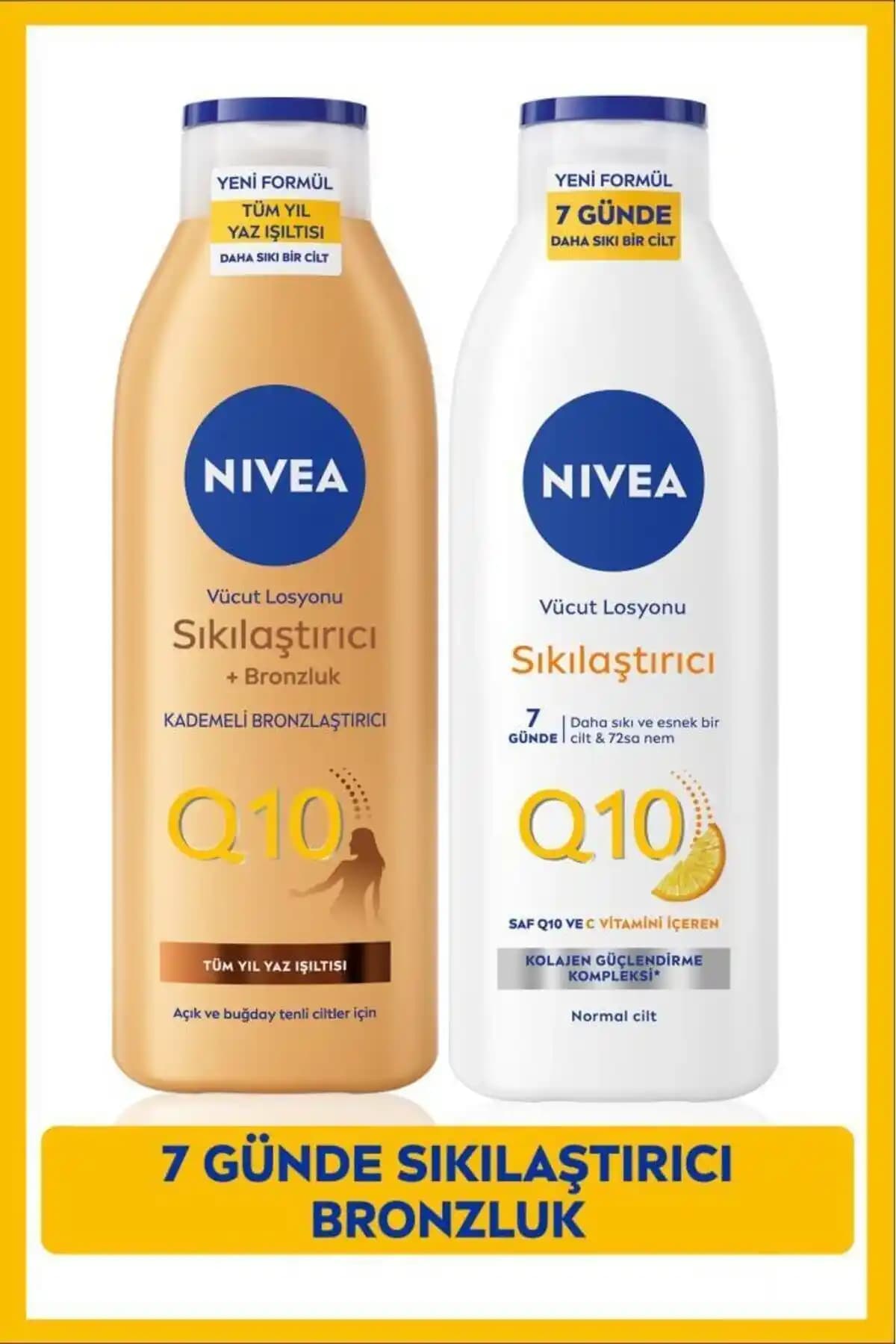 NIVEA Q10 Bronzlaştırıcı Losyon ile Sağlıklı ve Doğal Bronzluk Elde Edin
