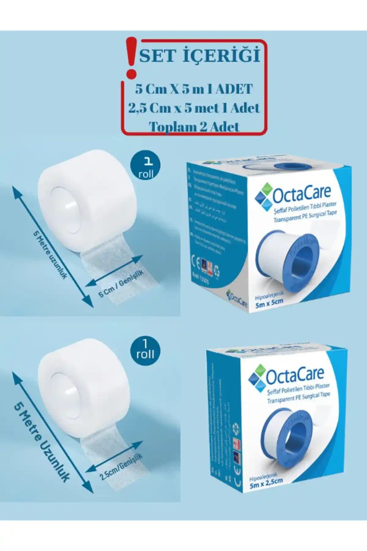 Octacare Şeffaf Flasterler Hassas Ciltler İçin Güvenli ve Estetik Çözüm Sunar