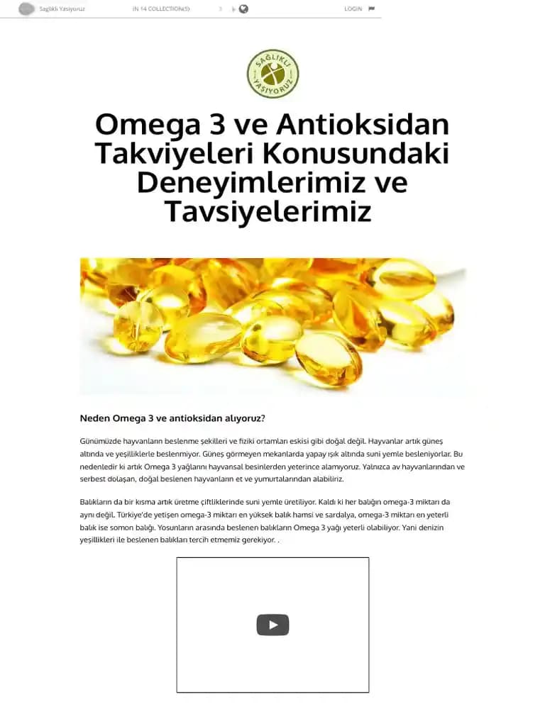 Omega-3 Takviyeleri ve Kozmetik Ürünlerle Cilt Sağlığını Destekleme Rehberi