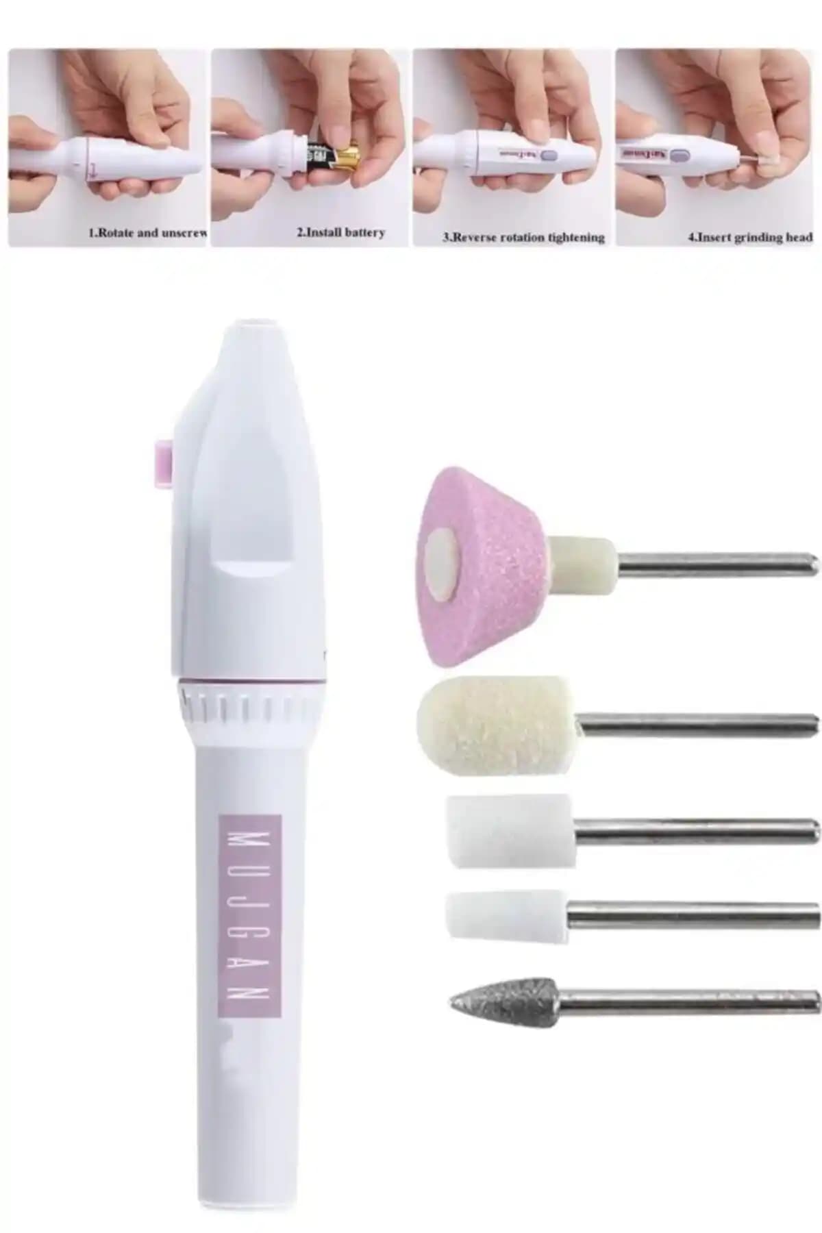 Pilli 5 Başlıklı Pedikür ve Manikür Seti ile Evde Profesyonel Bakım Deneyimi