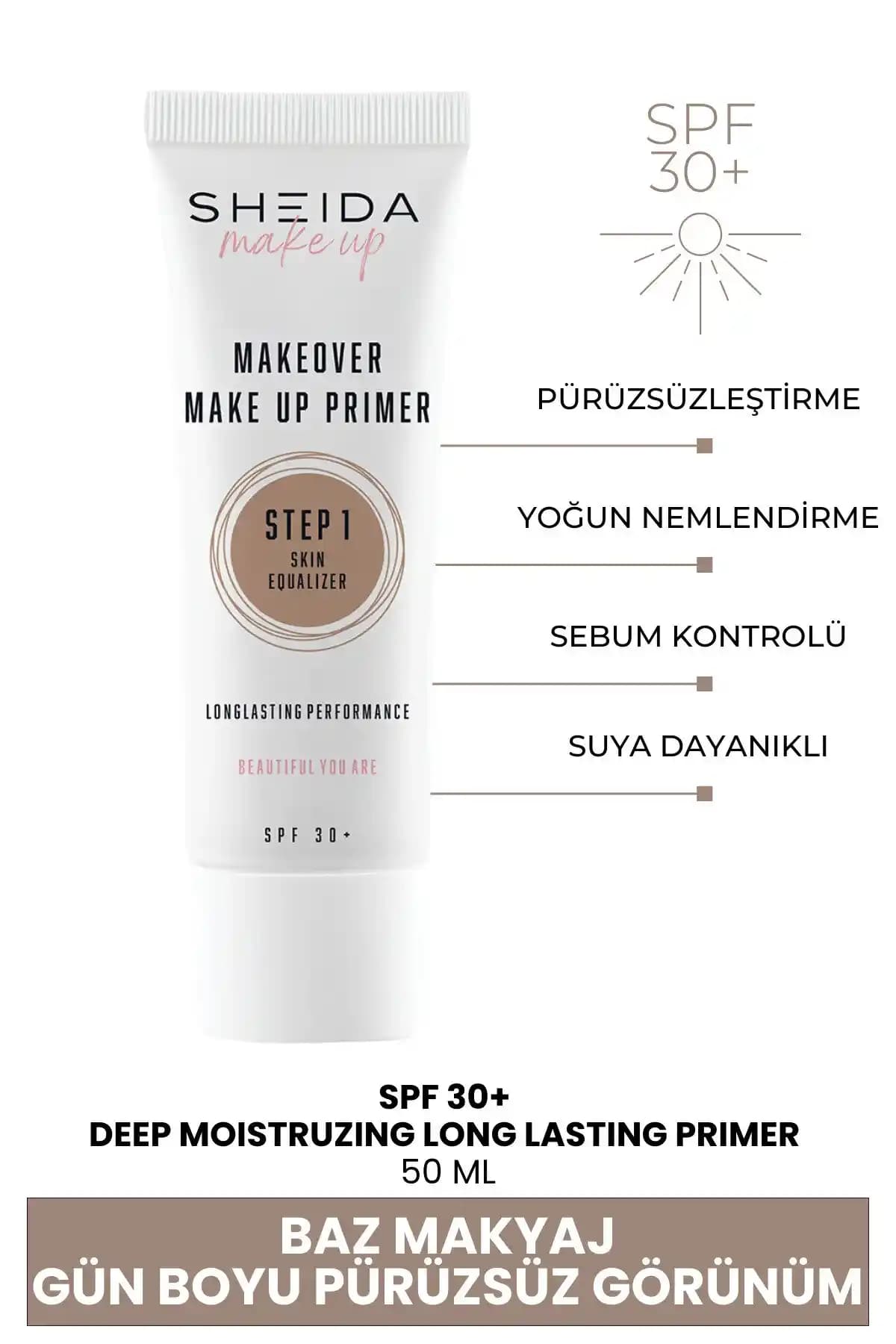 Sheida SPF30 Güneş Koruyucu: Cilt Pürüzsüzlüğü ve Koruma Özellikleri