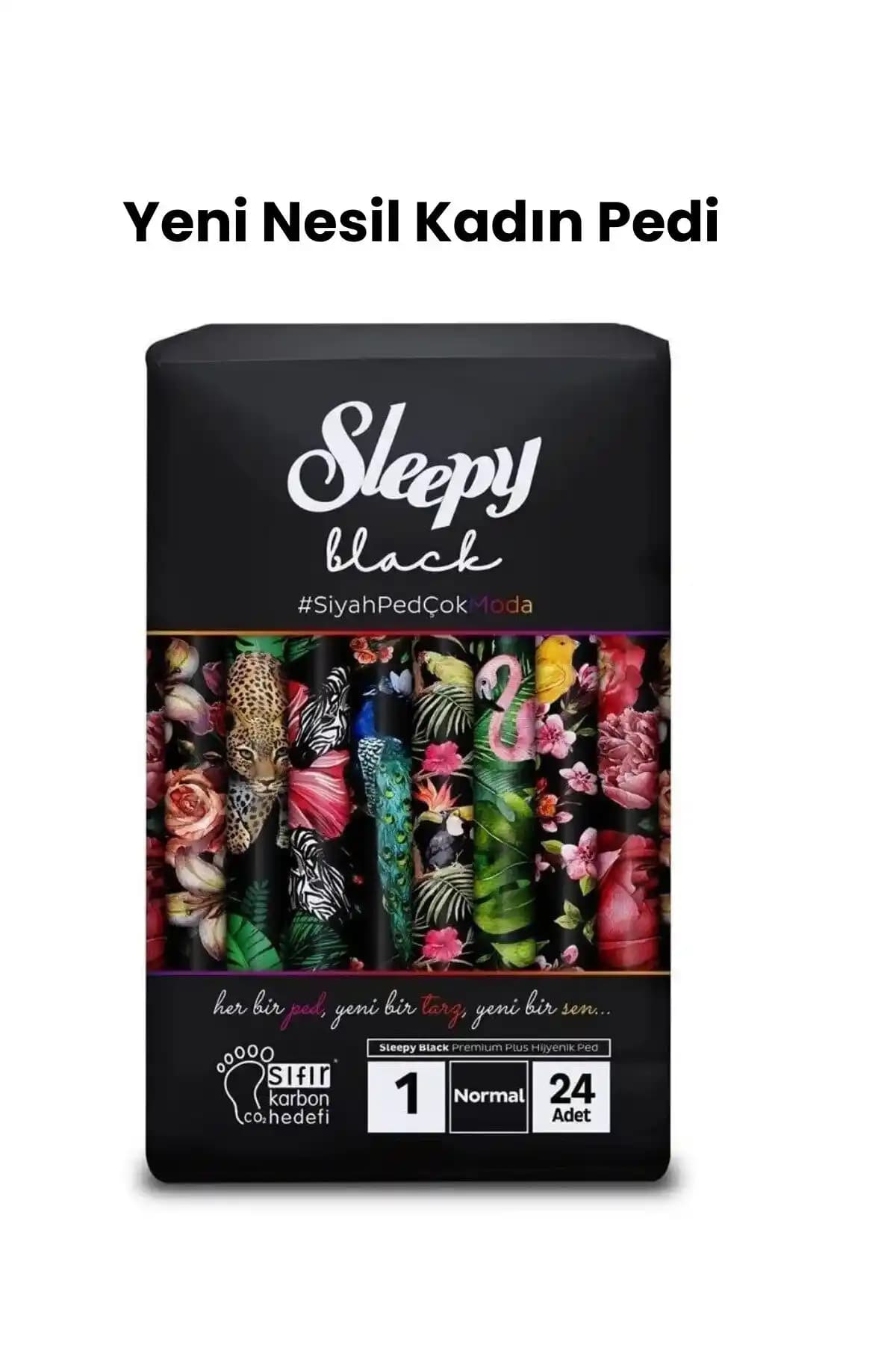 Sleepy Black Günlük Pedler Kadın Hijyeninde Güvenilir ve Kullanışlı Çözüm