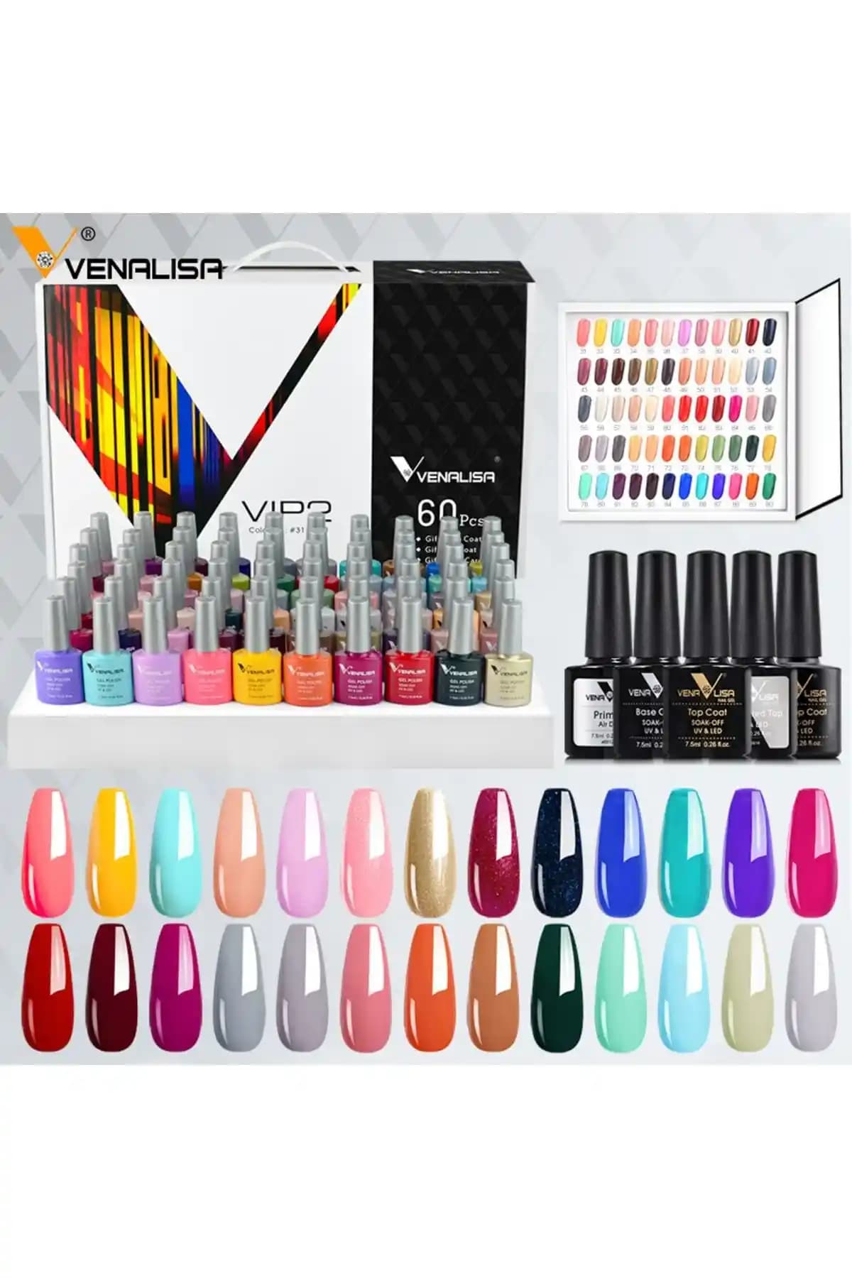 Venalisa Jel Oje Renk Seçenekleri ve No 63 45 Özellikleri Hakkında Detaylı Bilgi