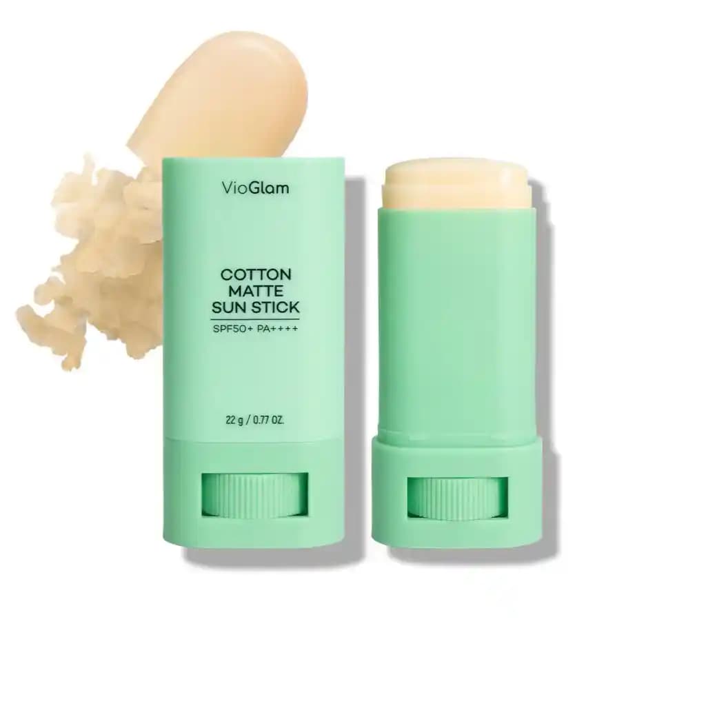 Vioglam Cotton Sun Stick SPF50: Günlük Kullanım İçin Yüksek Koruma Sağlayan Pratik Güneş Koruyucu