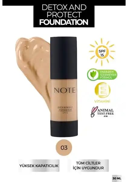 Note Cosmetics Fondöten Karşılaştırması: Detox & Protect ile Matifying Extreme Wear arasında seçim yapın