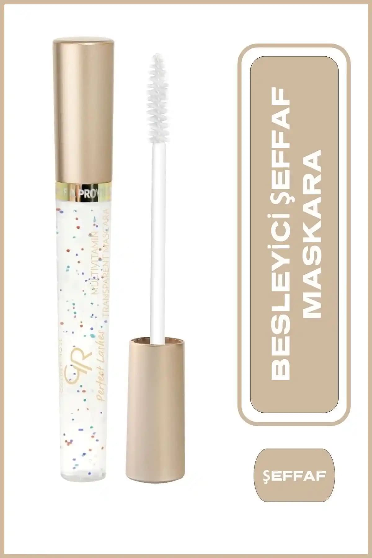 Golden Rose Perfect Lashes Multivitamin Şeffaf Maskara ile Doğal ve Güçlü Kirpikler Elde Edin