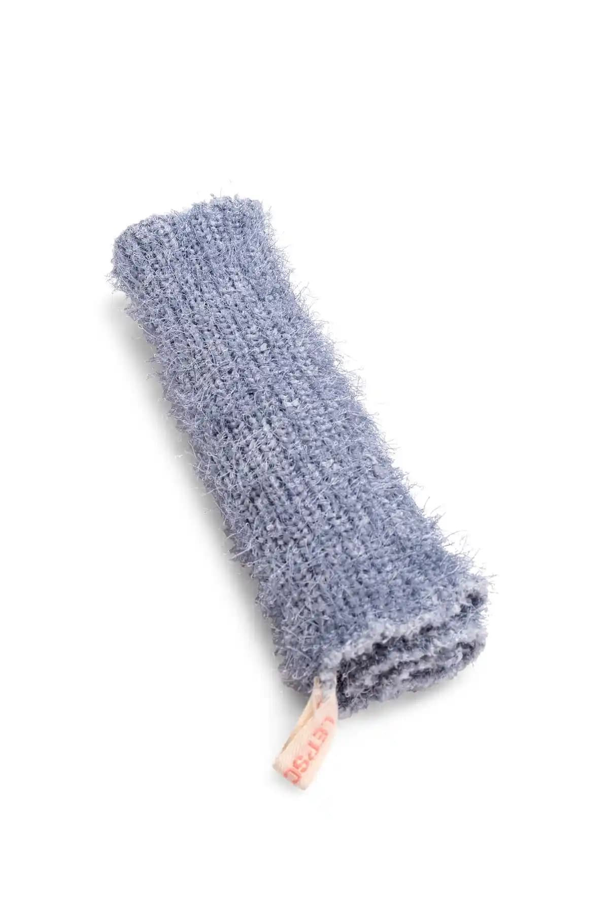 LET'SCRUB Süper Esnek Mavi Banyo Lifi: Doğal ve Dayanıklı Temizlik Aleti