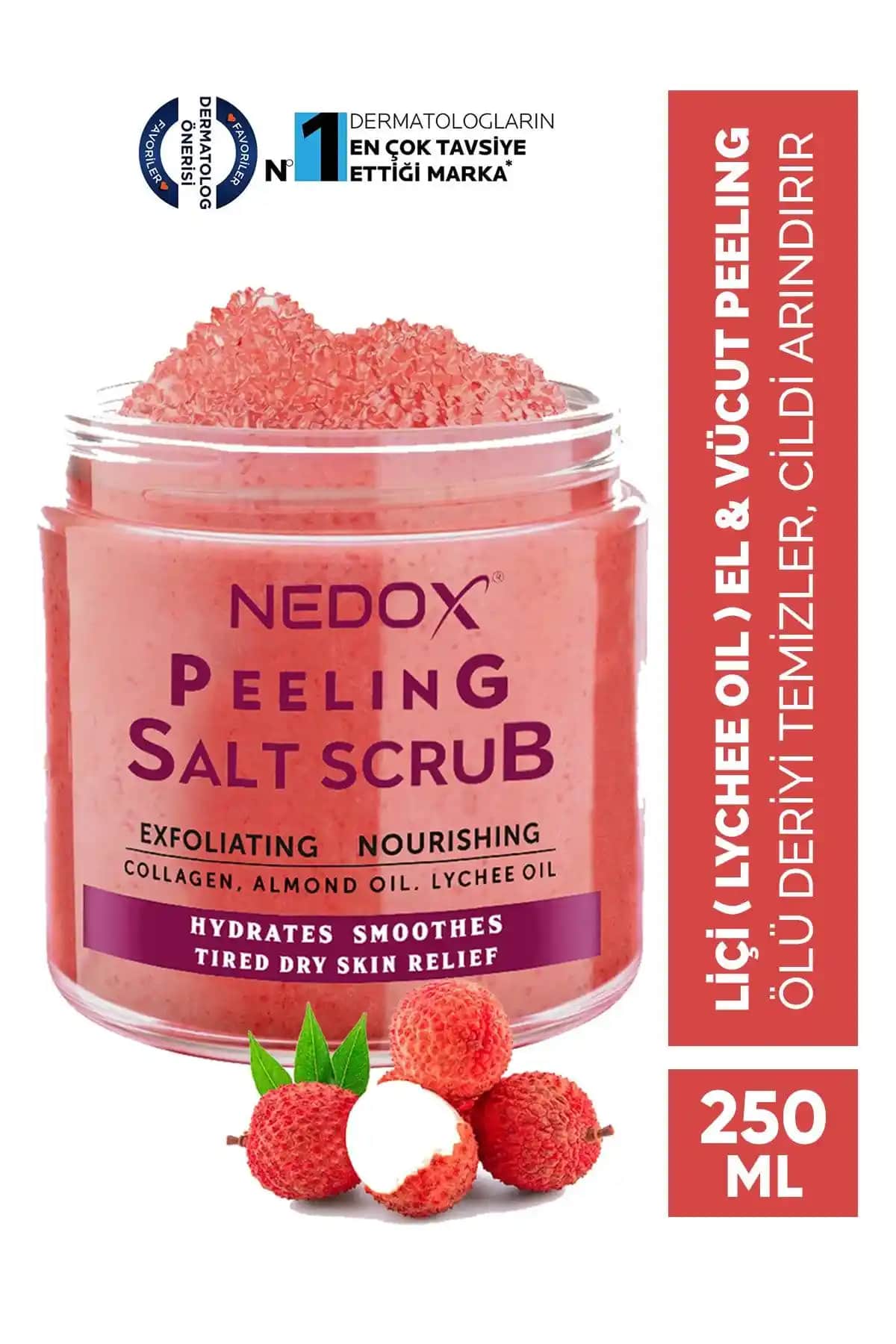NEDOX Lychee Oil Peeling Cilt Arındırıcı ve Nemlendirici Özellikleriyle Öne Çıkar