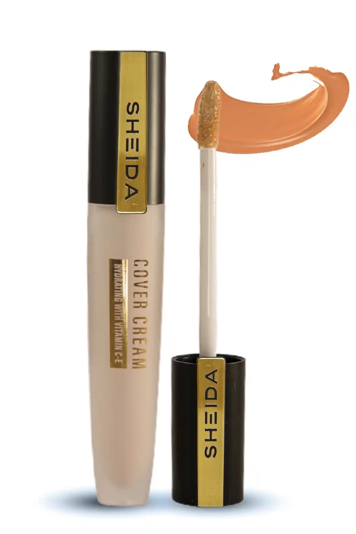 Sheida Cover Cream Göz Çevresi İçin Yüksek Kapatıcı ve Doğal Görünüm Sağlayan Sıvı Krem
