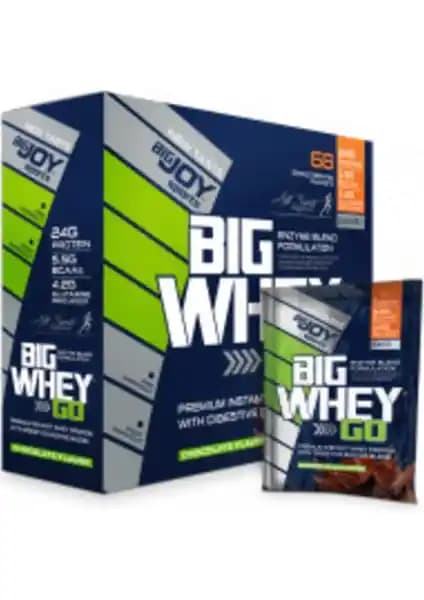 Bigjoy Sports Big Whey 2244 Gr 68 Saşe Çikolata Protein Tozu Sporcular ve Sağlıklı Yaşam Tutkunları İçin