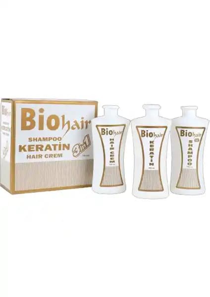 Biohair Keratin Düzleştirici 3'lü Set ile Saçlarınızda Doğal Parlaklık ve Düzlük Sağlayın