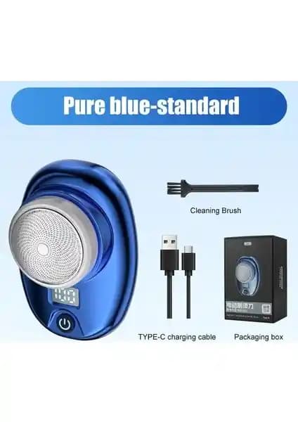 Danlu Mavi Mini USB Tıraş Makinesi: Taşınabilir ve Pratik Kişisel Bakım Çözümü