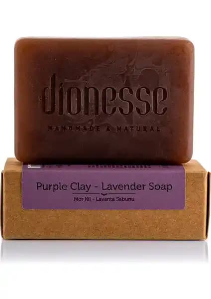 Dionesse Mor Kil Lavanta Sabunu 120 gr: Doğal ve Hassas Ciltler İçin Güçlü Bakım
