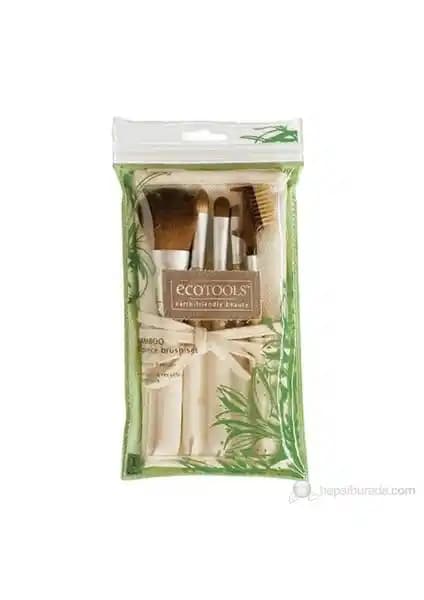 Ecotools 6'lı Bambu Fırça Seti Doğa Dostu ve Sürdürülebilir Makyaj Deneyimi