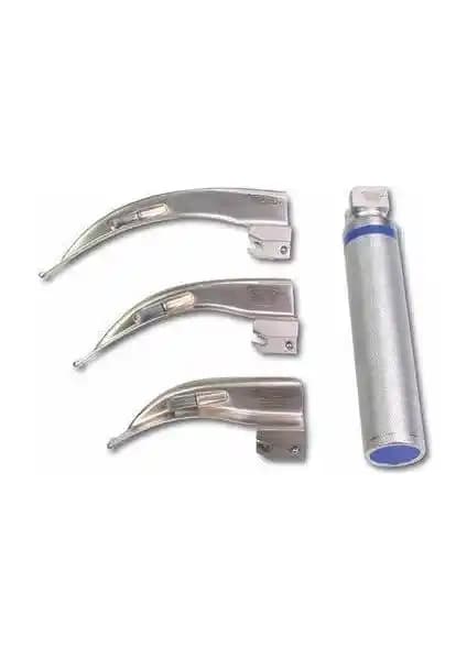 Endostall Laringoskop Seti 3 Palalı Güvenilir ve Pratik Solunum Yolu Görüntüleme Çözümü