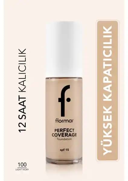 Flormar Perfect Coverage Yoğun Kapatıcı Su Bazlı Fondöten: Doğal ve Kalıcı Makyaj İçin İdeal