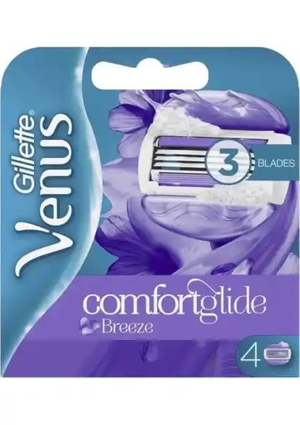Gillette Venus Breeze Comfortglide Kadın Yedek Tıraş Bıçağı Pürüzsüz ve Konforlu Tıraş Deneyimi