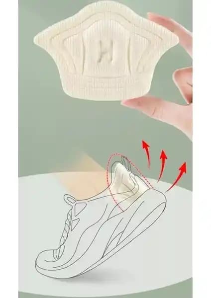 Jetfast Krem Renkli Topuk Vurma Önleyici ve Daraltma Pedi: Ayak Sağlığını Koruyan Yenilikçi Çözüm