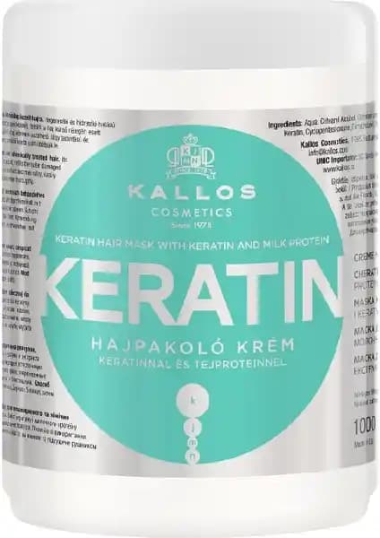 Kallos Kozmetik Keratin ve Süt Proteini İçeren Saç Maskesi Kuru ve Hasarlı Saçlar İçin Etkili Çözüm