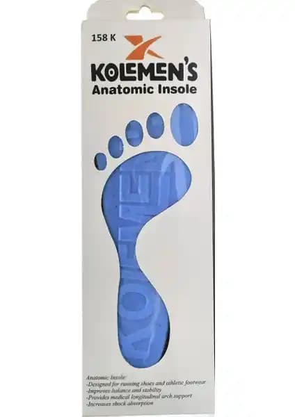 Kolemen 158K Anatomik Memory Foam Insole: Konfor ve Destek Sunan Ayakkabı İç Tabanı