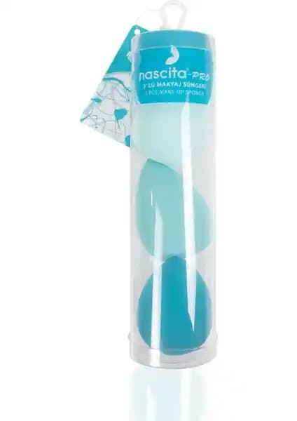 Nascita Makyaj Süngeri Seti 3'lü - Yüksek Kaliteli ve Kullanışlı Makyaj Aksesuarı