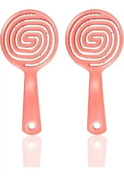 Nascita Pro 2'li Üç Boyutlu Oval Ergonomik Saç Fırçası - Şık ve Etkili Saç Bakım Çözümü