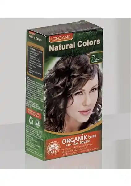 Natural Colors 7c Orta Küllü Kumral Organik Saç Boyası: Sağlıklı ve Doğal Görünüm İçin Güvenilir Seçenek