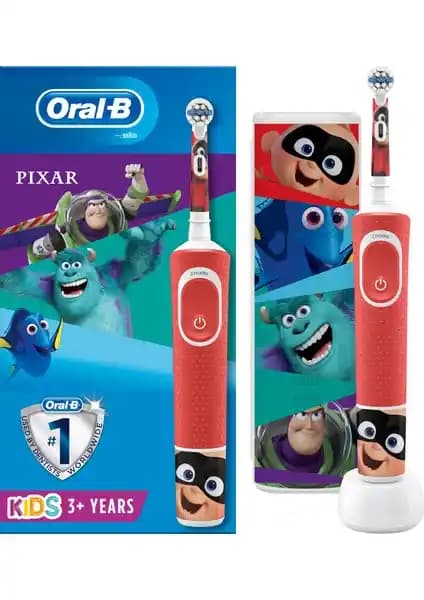 Oral-B Çocuklar İçin Şarj Edilebilir Pixar Seri Diş Fırçası Güvenli ve Etkili Temizlik Sağlar