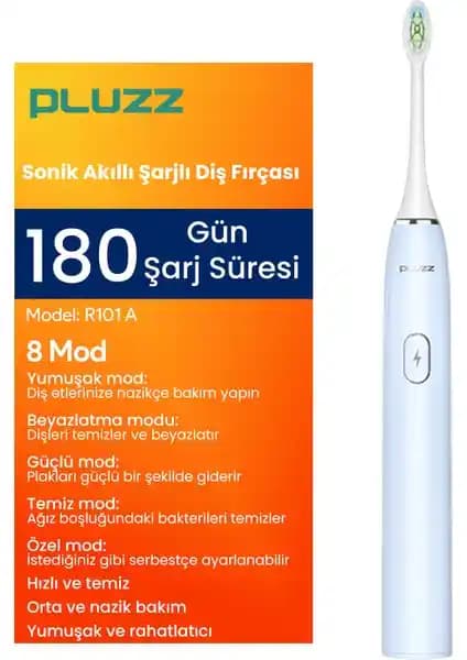 Pluzz R101A Akıllı Sonic Şarjlı Diş Fırçası: Yüksek Performanslı ve Kullanıcı Dostu Teknoloji