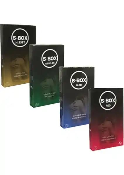 S-Box Prezervatif Karma Paket 48 Adet Güvenli ve Konforlu Kullanım İçin Uygun Seçenekler
